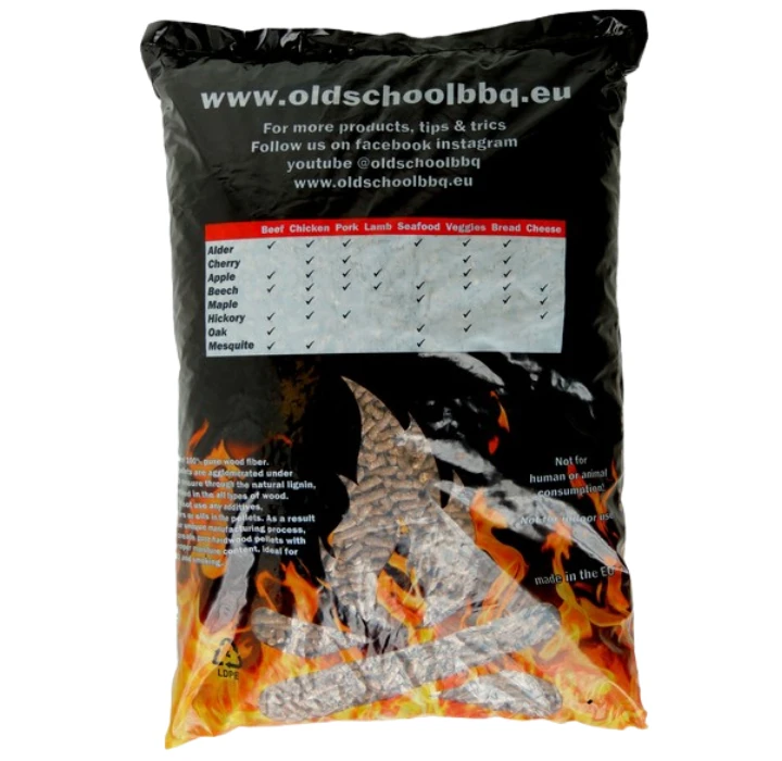 Oldschool BBQ Hickory Walnoot Pellets 9 Kg - Afbeelding 2